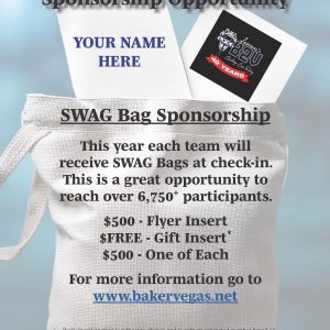 SWAG BAG INSERT ITEMS